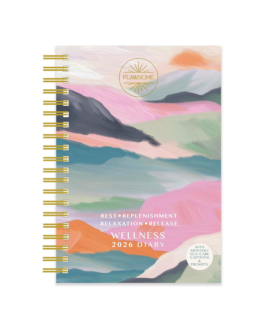 Flawsome Wellness A5 Wiro Diary