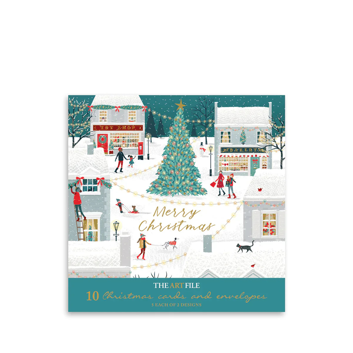 Christmas Street - Card Wallet