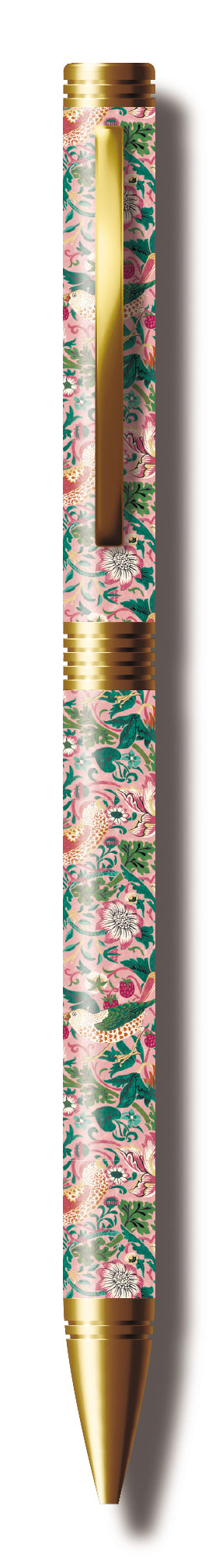 Morris & Co. Ballpoint Pen Set – 3 Black Ink Pens with Classic Floral Designs | Gift Boxed