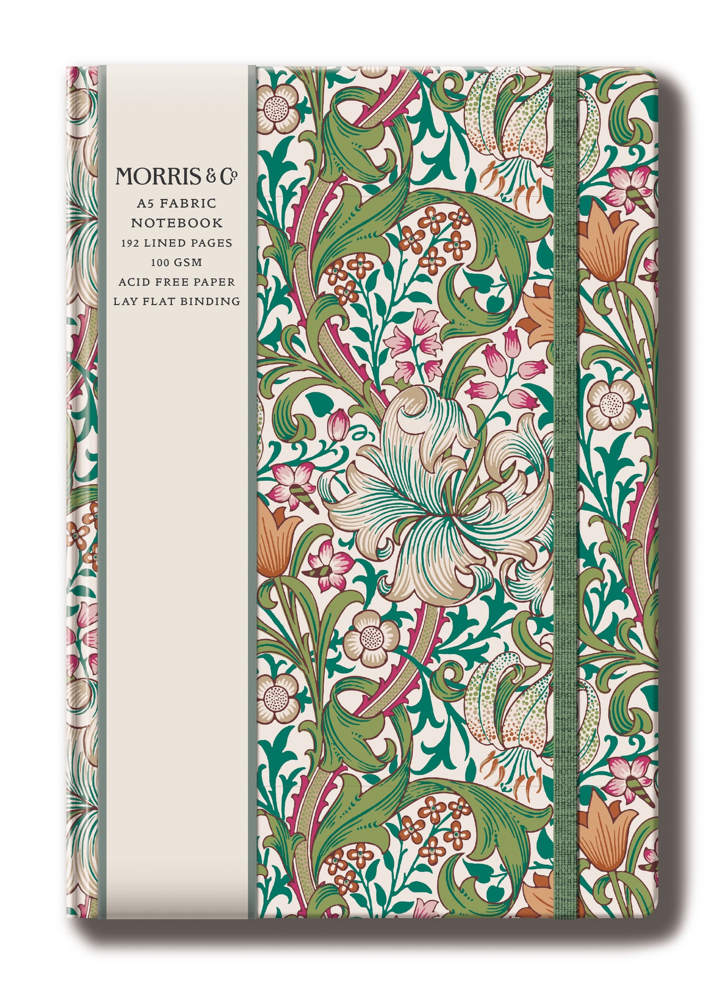 William Morris A5 Fabric Notebook