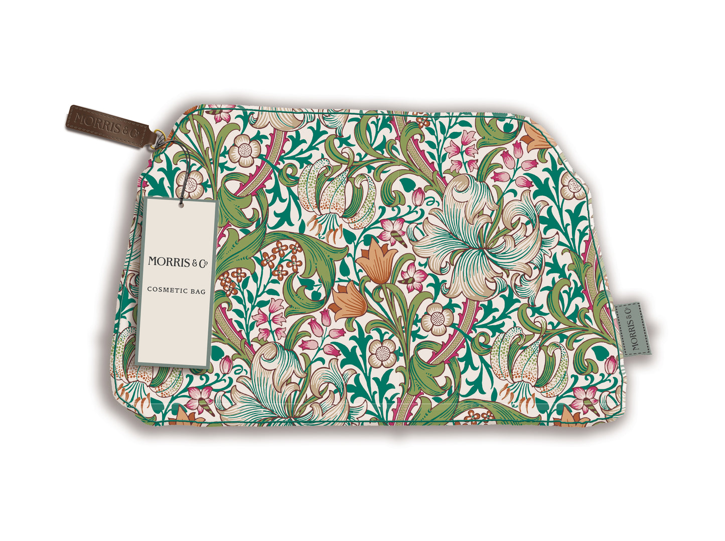 William Morris Lined Cosmetic Bag – Timeless Floral Design for Everyday Elegance