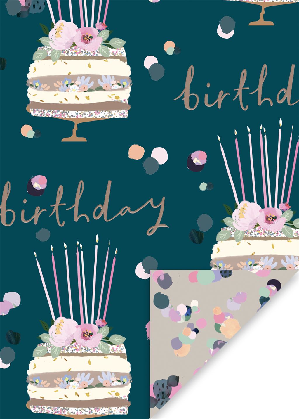 Birthday Cake Gift Wrap