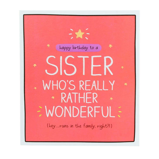 Card Birthday Sister