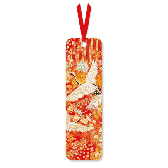 Kimono Cranes Bookmark