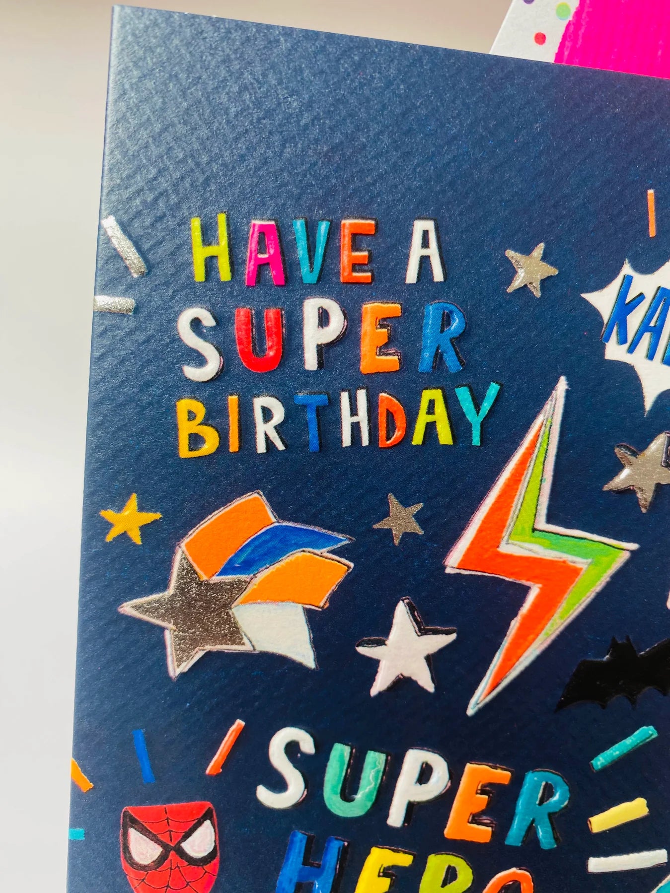 Card Birthday Superhero