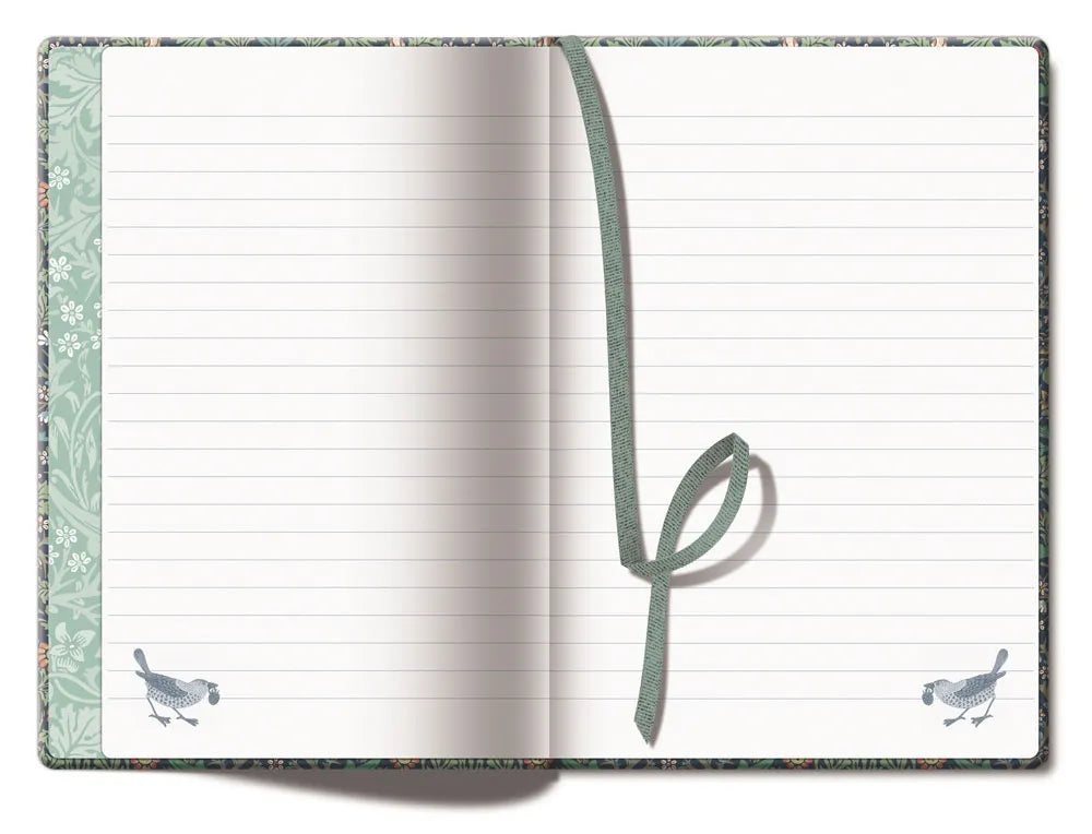 William Morris A5 Fabric Notebook - Timeless Elegance & Premium Quality