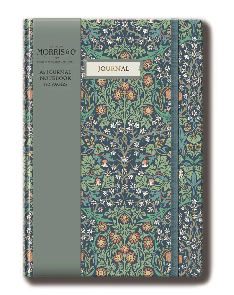 William Morris A5 Fabric Notebook - Timeless Elegance & Premium Quality