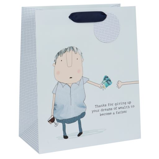 Large Gift Bag Father with Gift Tag