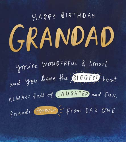 Happy Birthday Grandad