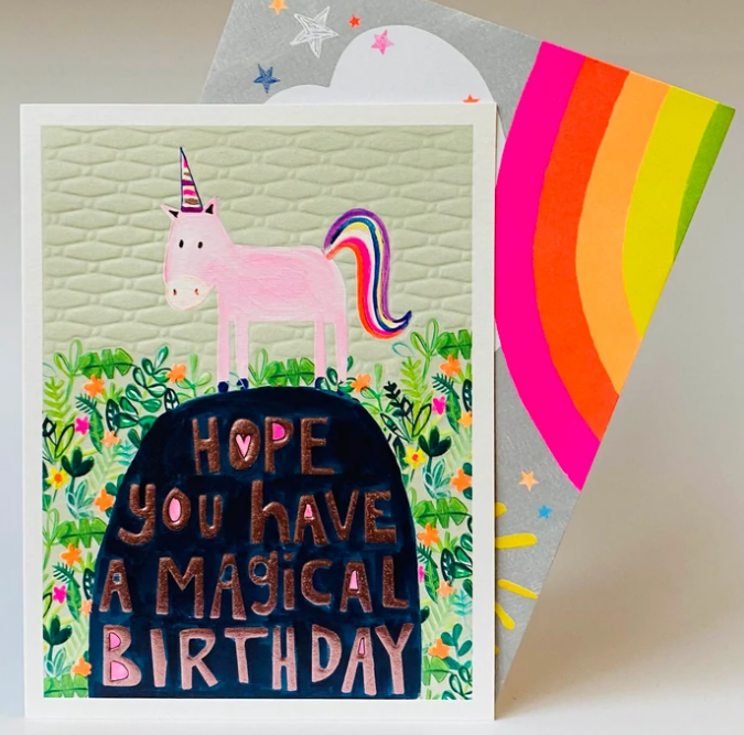 Card Unicorn Birthday
