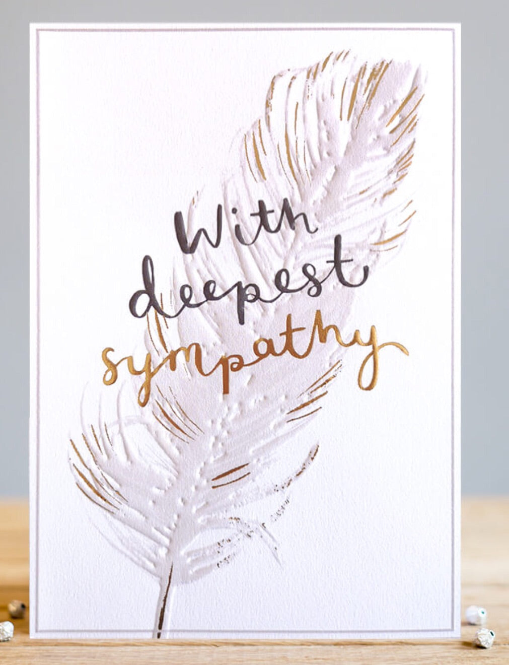 With deepest sympathy