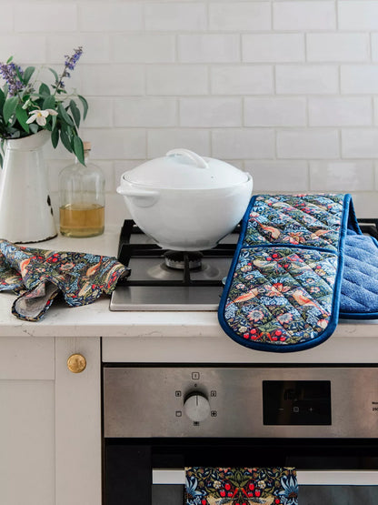 Strawberry Thief Organic Cotton Oven Gloves