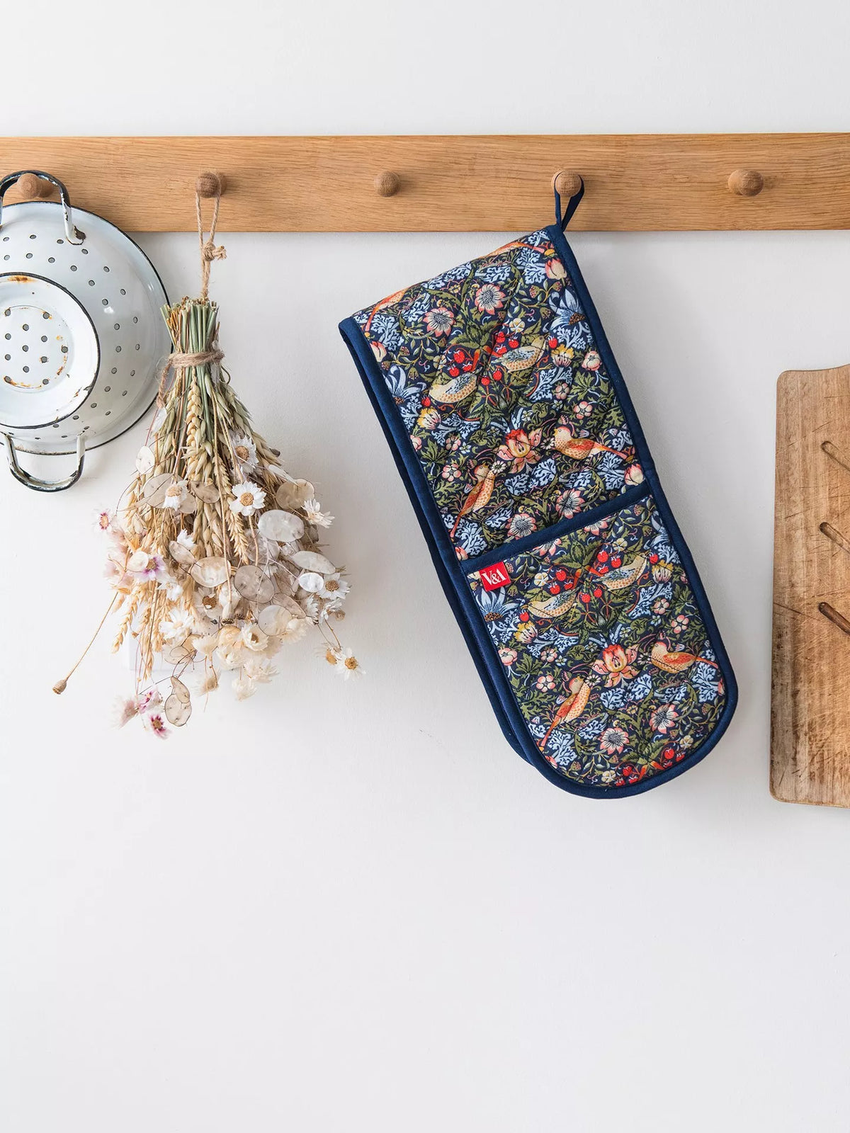 Strawberry Thief Organic Cotton Oven Gloves