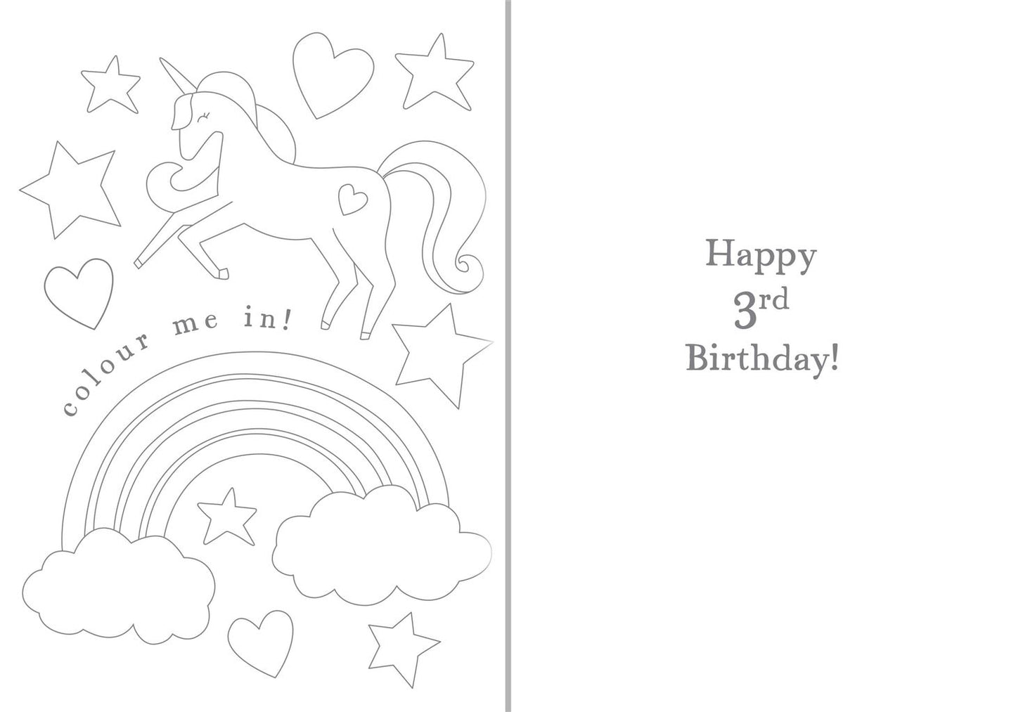 Age 3 Unicorns & Rainbows