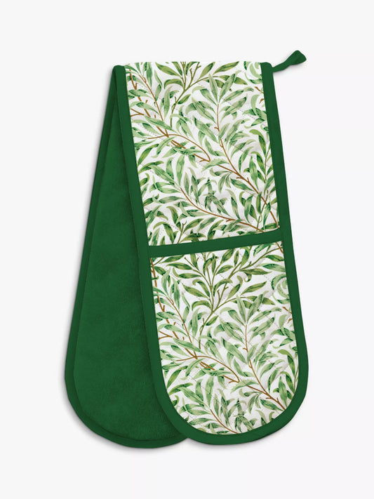 Willow Bough Organic Cotton Double Oven Gloves