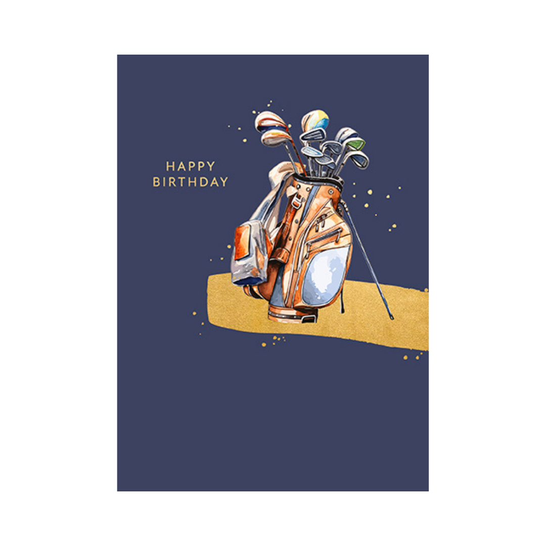 Card Birthday Golf