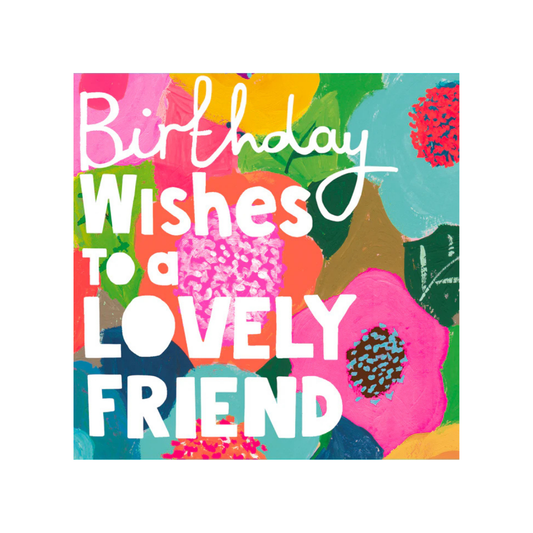 Card Birthday Wishes for a Lovely Friend