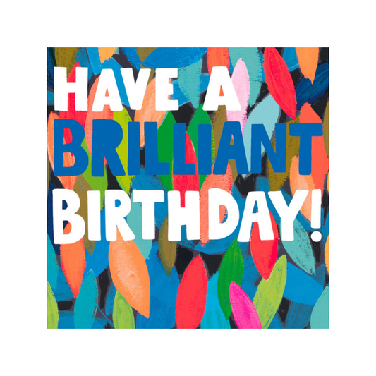 Card Brilliant Birthday