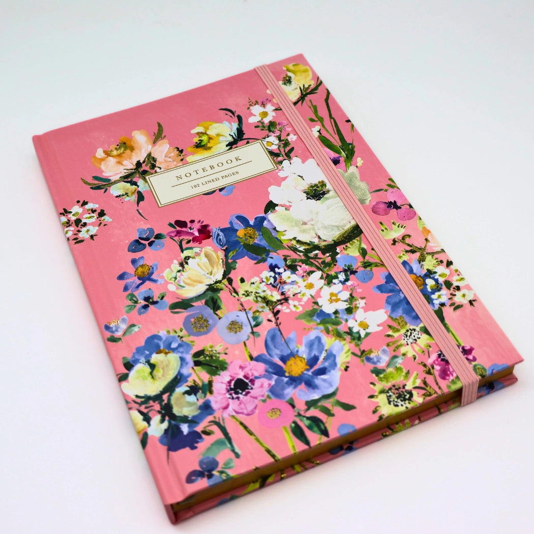 Pink Floral Journal
