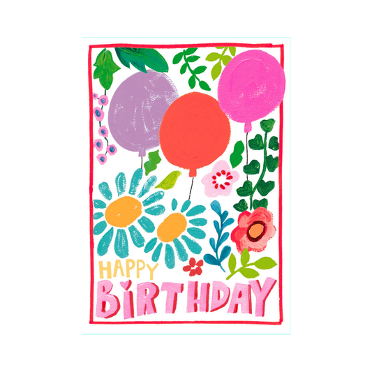 Card Birthday Balloon