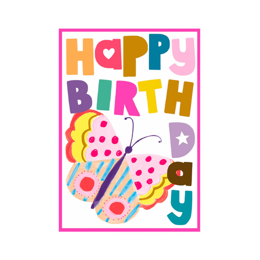 Card Birthday Butterfly