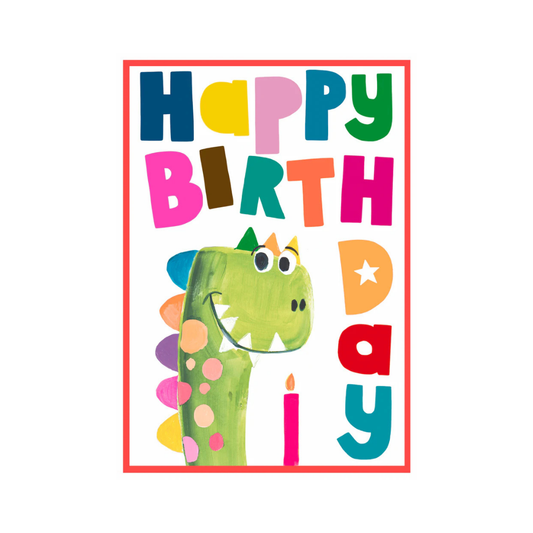 Card Birthday Dino