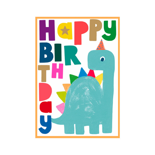 Card Birthday Dino