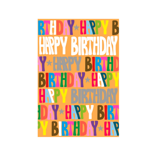 Happy Birthday Text All Over