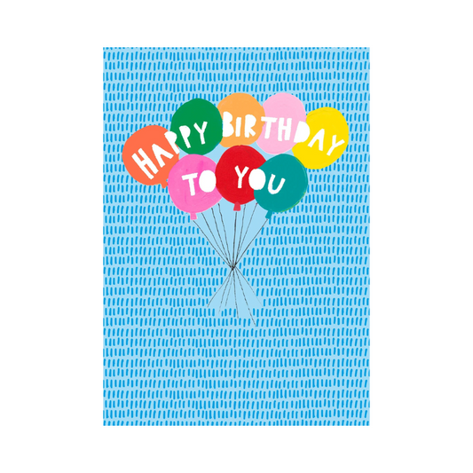 Happy Birthday Bunch of Balloons