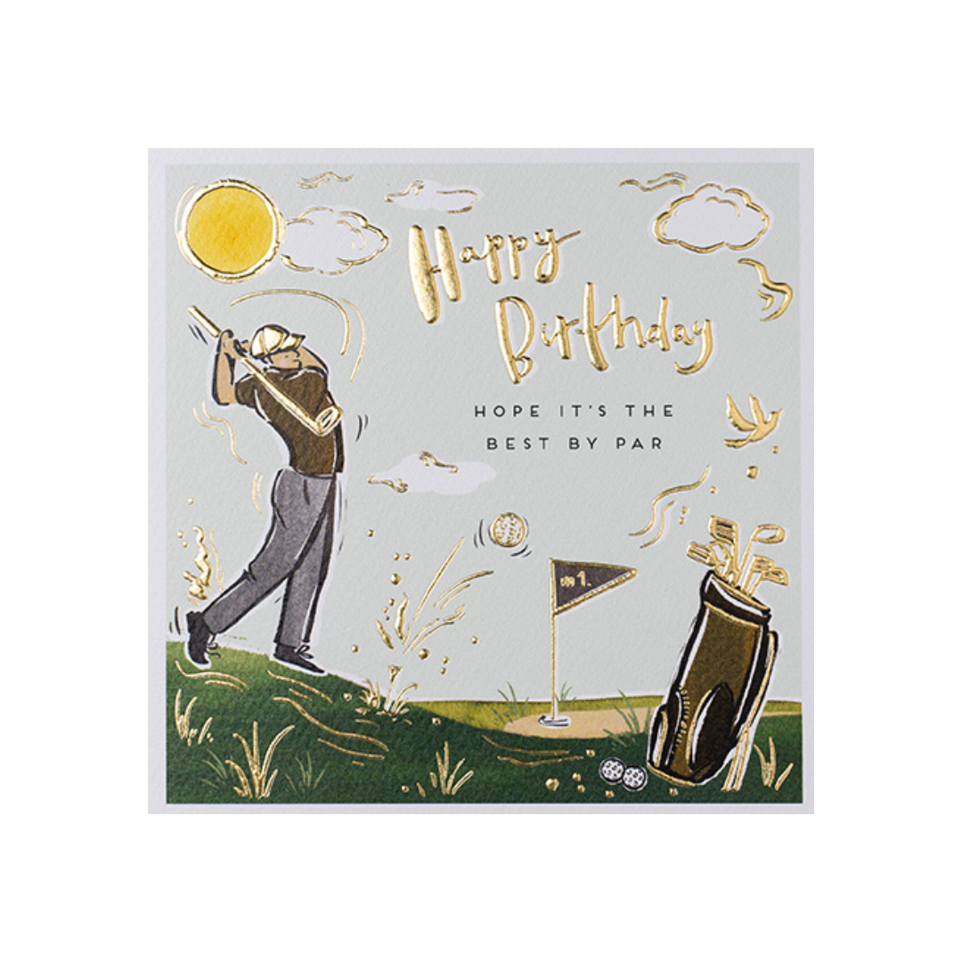 Card Birthday Golf