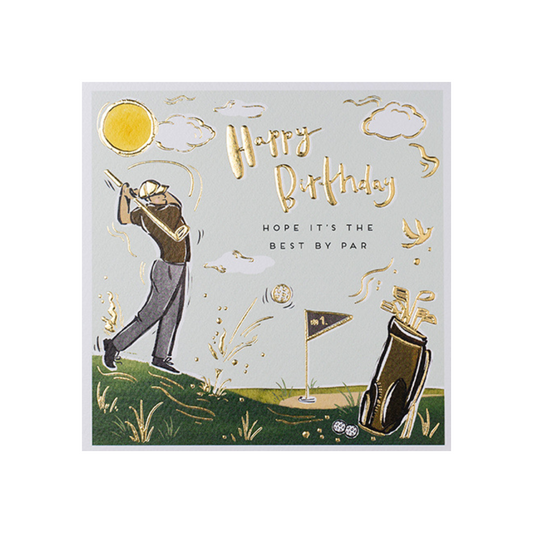 Card Birthday Golf