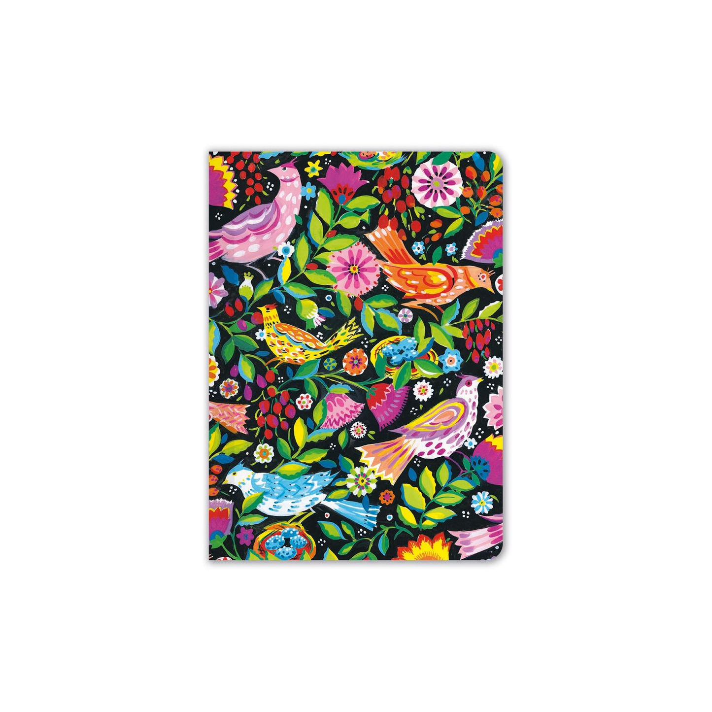 Folk Birds Mini Notebook