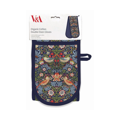 Strawberry Thief Organic Cotton Oven Gloves