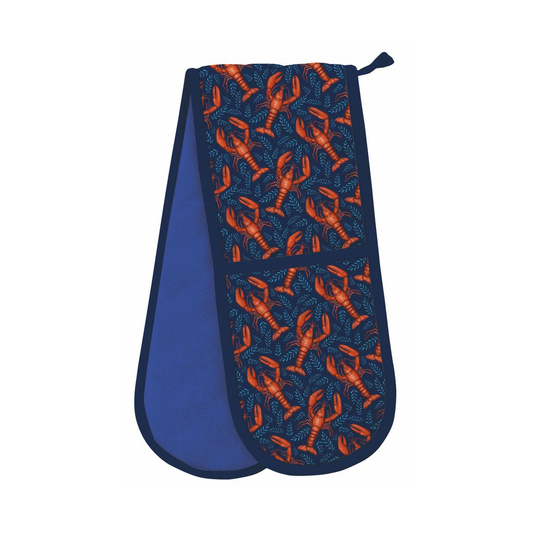 Lobster Organic Cotton Oven Gloves