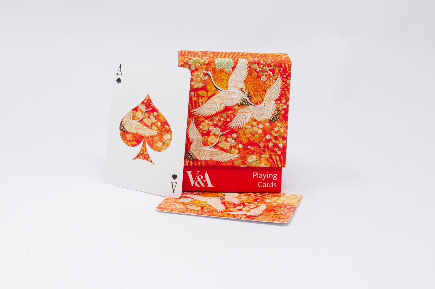 Kimono Cranes Playing Cards