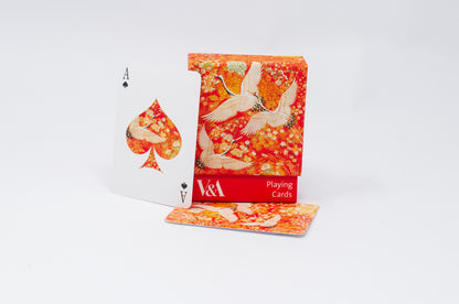 Kimono Cranes Playing Cards