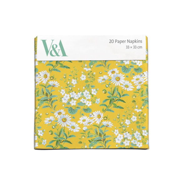 Paper Napkins Yellow Daisies