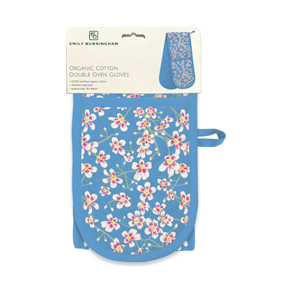 Saxifrage Organic Cotton Double Oven Gloves
