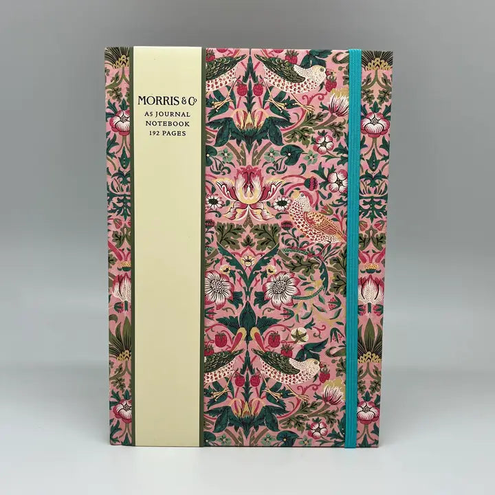 William Morris A5 Fabric Notebook