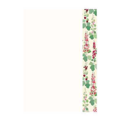 Writing Set Hollyhocks