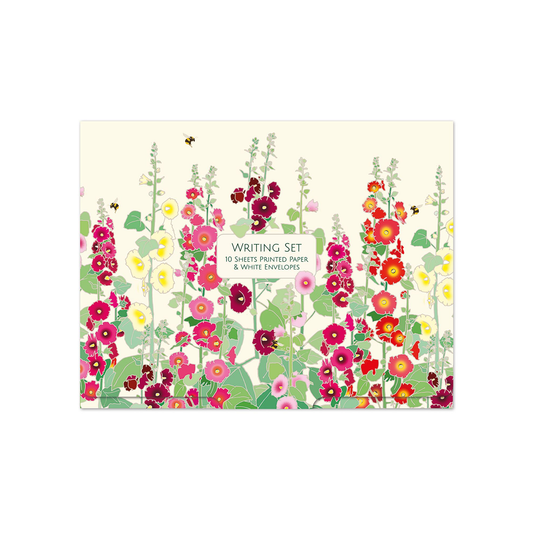 Writing Set Hollyhocks