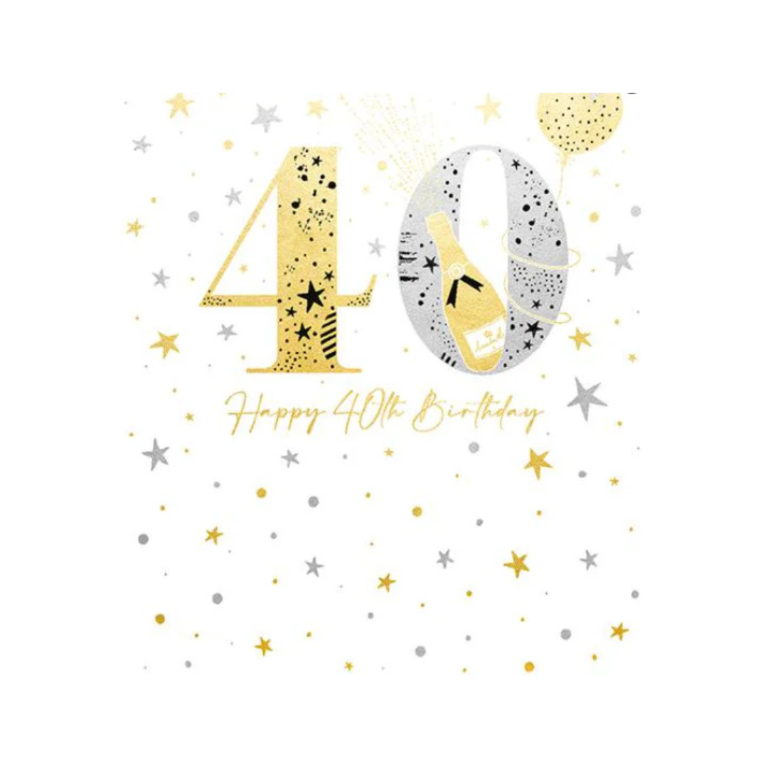 Birthday Age 40