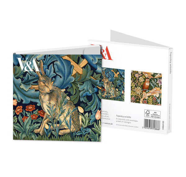 Tapestry Wildlife Square Notecard Pack