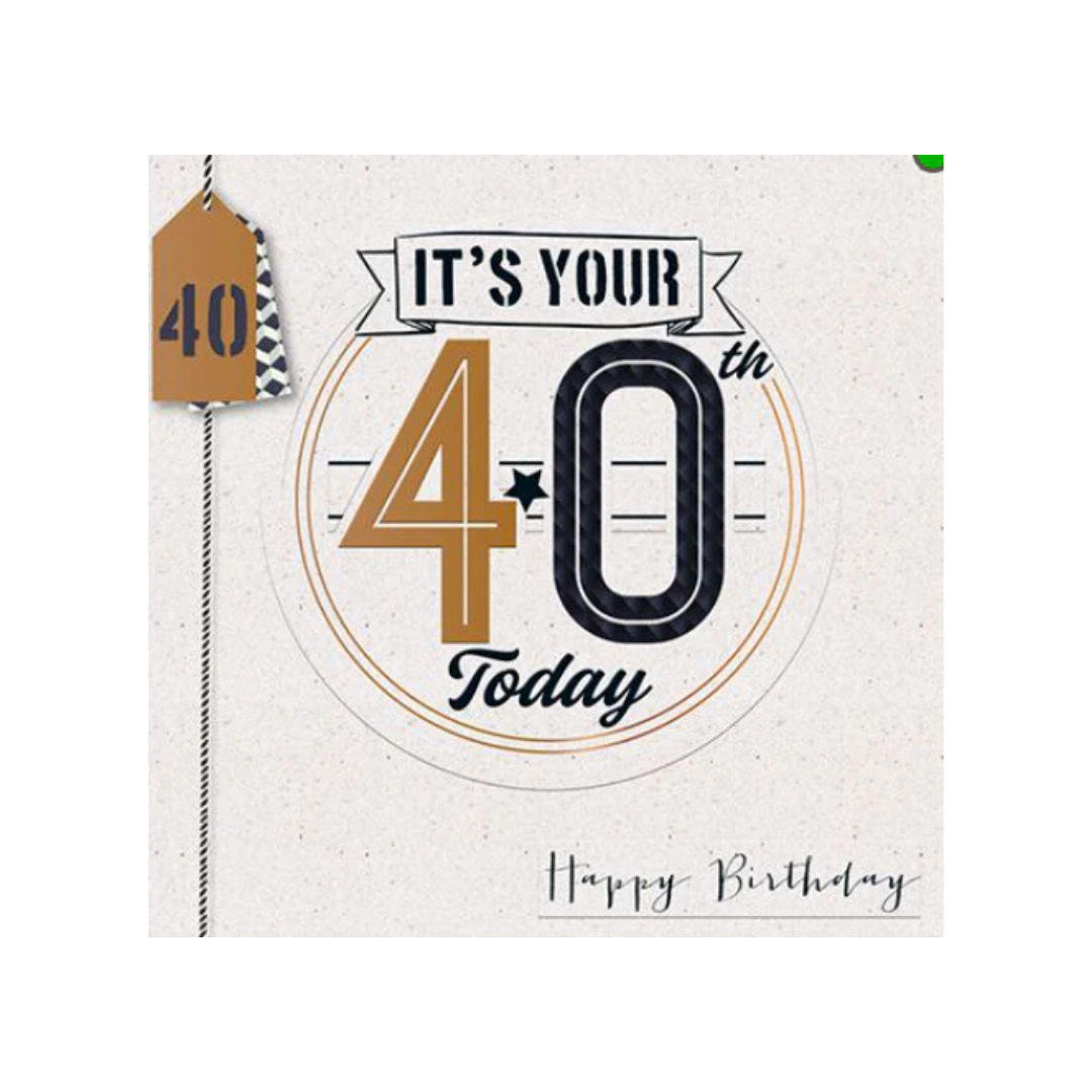 Birthday Age 40
