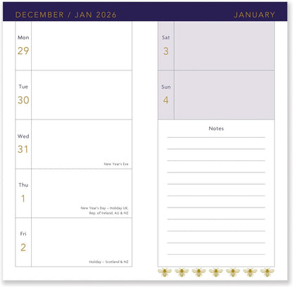 Sky & Miller Bee Slim Diary 2026