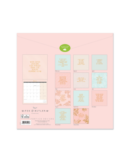 Fox & Butler Square Calendar 2026