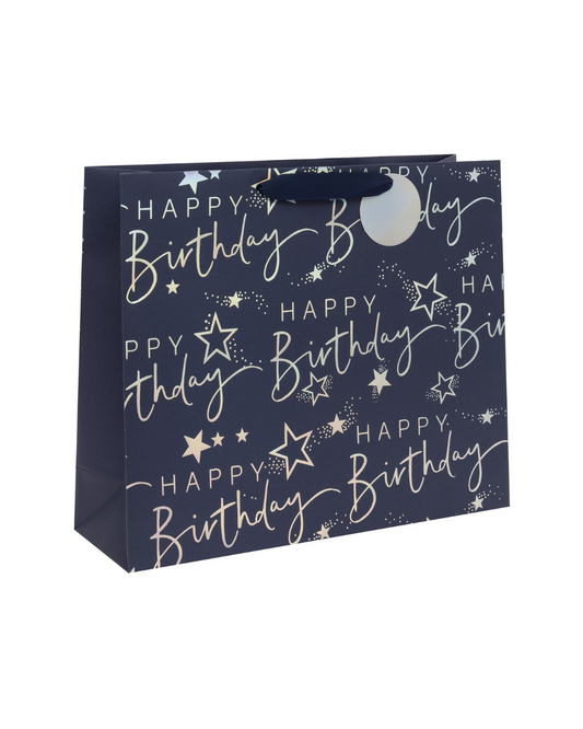 Carrier Birthday Blue with Gift Tag