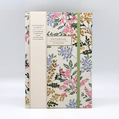 Cream Floral A5 Journal