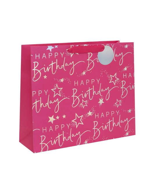 Carrier Birthday Pink with Gift Tag