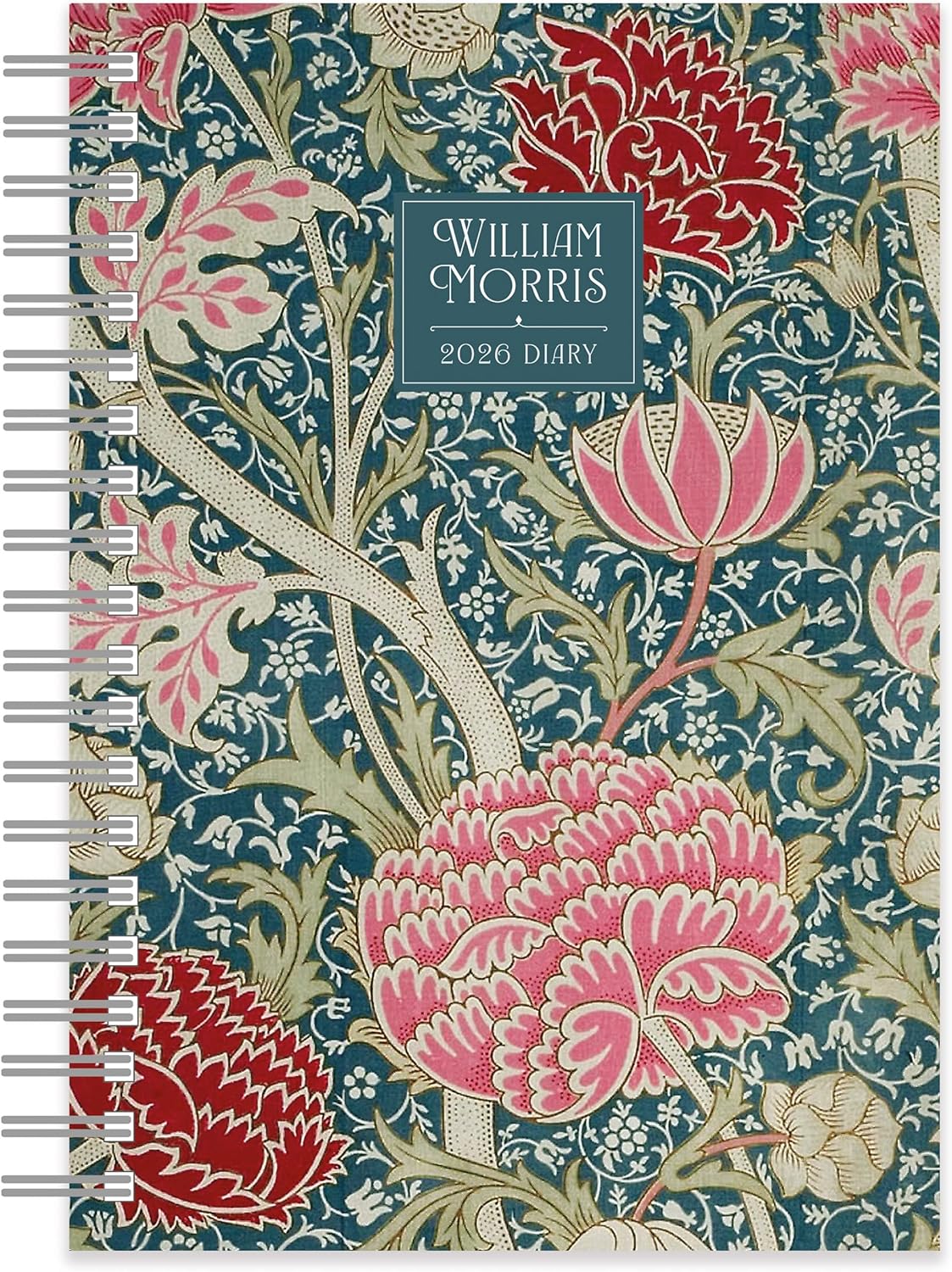 William Morris A5 Wiro Diary 2026